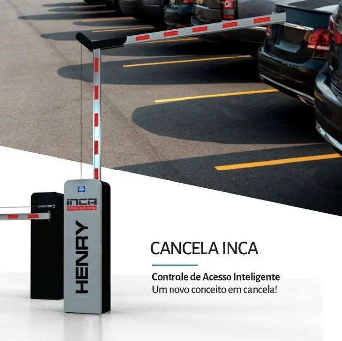 Cancela eletrônica modelo Inca